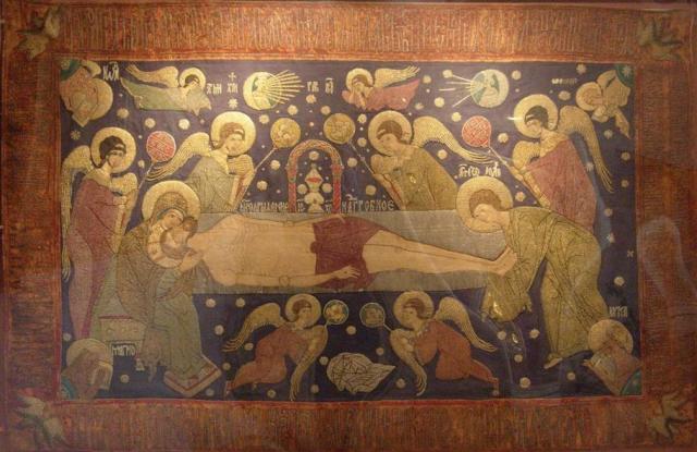 Altar cloth from the Bishop's sacristy of Yaroslav (16th Century)